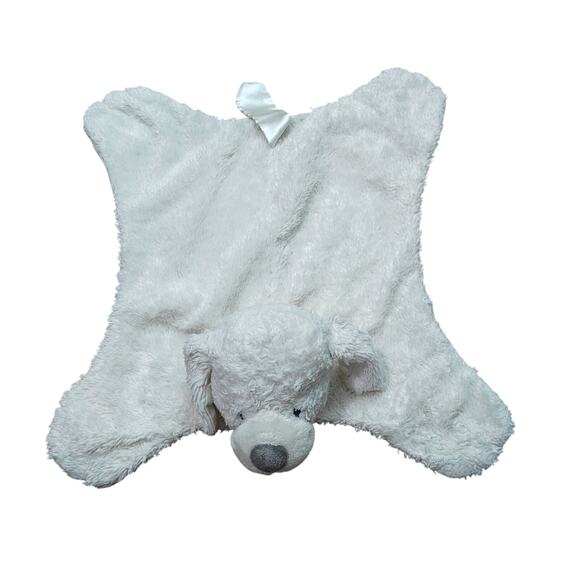 Baby Gund Comfy Cozy White Dog Puppy Security Blanket Lovey Plush 22" x 20" - Picture 1 of 5